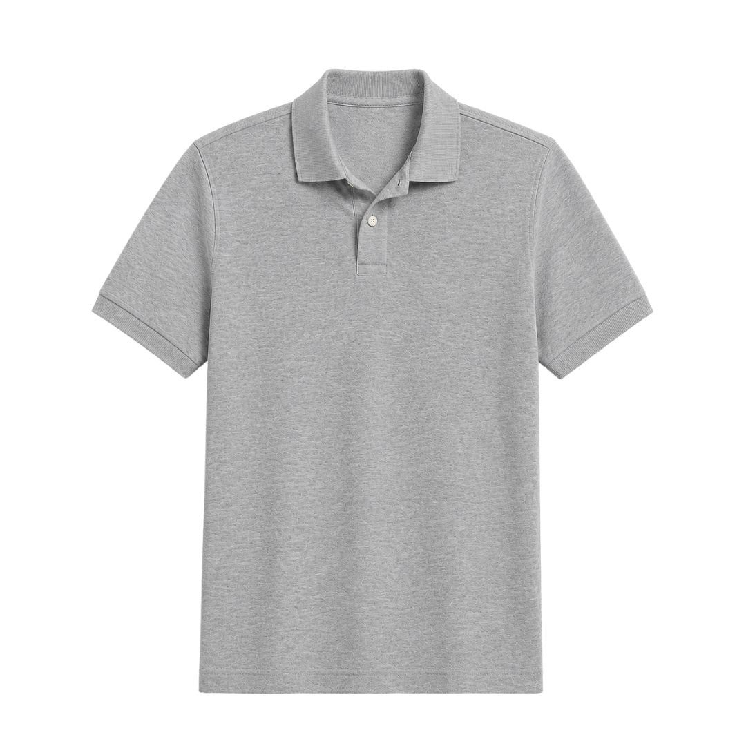 Classic Light Grey Polo Shirt