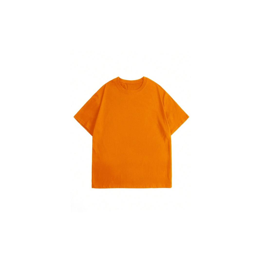 Classic Orange Crew Neck T-Shirt